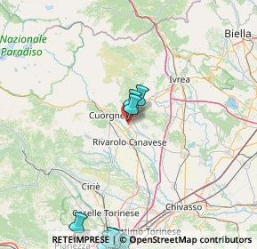Mappa Via Rivarolo, 10081 Castellamonte TO, Italia (25.55833)