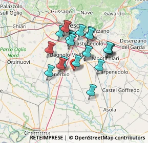 Mappa Via Albini, 25024 Leno BS, Italia (11.0405)