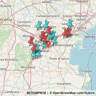 Mappa Piazza Liberazione, 35020 Ponte San Nicolò PD, Italia (10.37421)