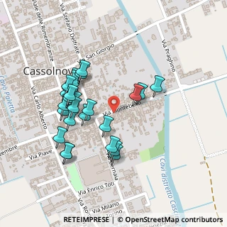 Mappa Via Montebello, 27023 Cassolnovo PV, Italia (0.2)