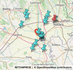 Mappa LocautoDue Peugeot, 13030 Caresanablot VC, Italia (11.65813)