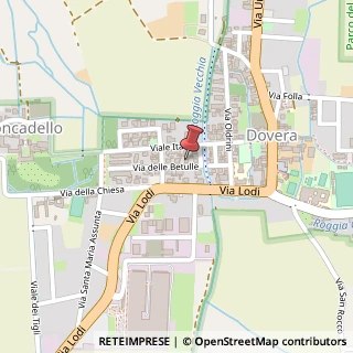 Mappa Via delle Betulle, 6, 26010 Dovera, Cremona (Lombardia)