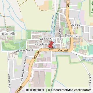 Mappa Via Lodi, 25, 26010 Dovera, Cremona (Lombardia)