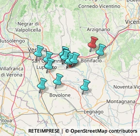 Mappa Via Sandellara, 37059 Zevio VR, Italia (8.47357)