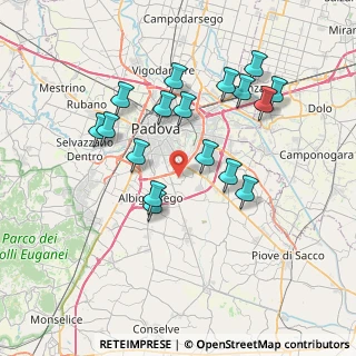 Mappa 35020 Padova PD, Italia (7.04706)