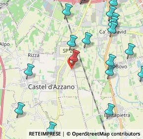 Mappa Via Marmolada, 37060 Castel d'Azzano VR, Italia (2.8335)