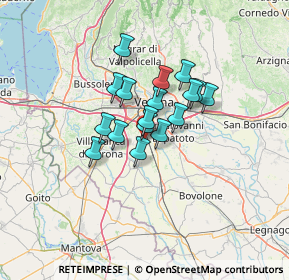 Mappa Via Marmolada, 37060 Castel d'Azzano VR, Italia (8.67118)