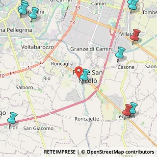 Mappa Piazzale Altiero Spinelli, 35020 Ponte San Nicolò PD, Italia (3.65273)