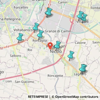 Mappa Piazzale Altiero Spinelli, 35020 Ponte San Nicolò PD, Italia (2.53909)