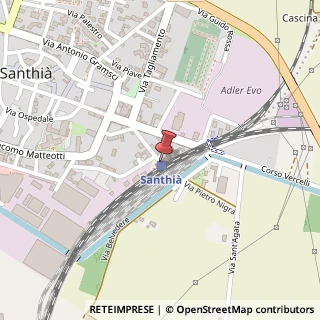 Mappa Piazza Verdi, 5, 13048 Santhià, Vercelli (Piemonte)