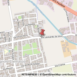Mappa Via leonardo da vinci, 26010 Bagnolo Cremasco, Cremona (Lombardia)