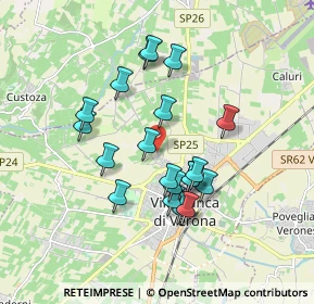 Mappa Via dei Colli, 37069 Villafranca di Verona VR, Italia (1.547)