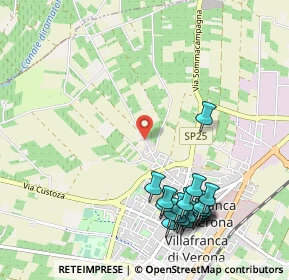 Mappa Via dei Colli, 37069 Villafranca di Verona VR, Italia (1.2295)