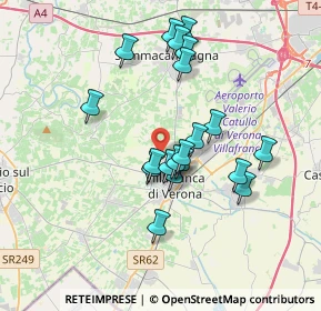 Mappa Via dei Colli, 37069 Villafranca di Verona VR, Italia (3.1435)