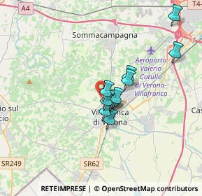 Mappa Via dei Colli, 37069 Villafranca di Verona VR, Italia (2.49)