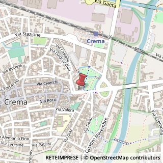 Mappa Piazza Garibaldi, 35, 26013 Crema, Cremona (Lombardia)