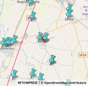 Mappa Via Quattro Novembre, 25024 Leno BS, Italia (6.127)