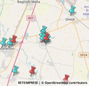 Mappa Via Quattro Novembre, 25024 Leno BS, Italia (5.08533)