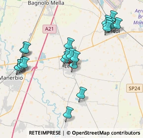 Mappa Via Quattro Novembre, 25024 Leno BS, Italia (4.118)