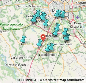 Mappa 20058 Zibido San Giacomo MI, Italia (7.011)