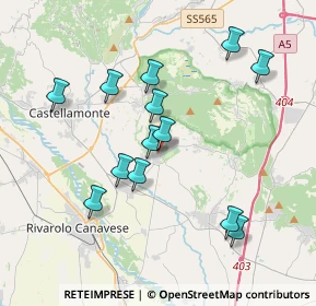 Mappa Via Antonio Michela, 10011 Agliè TO, Italia (3.59923)