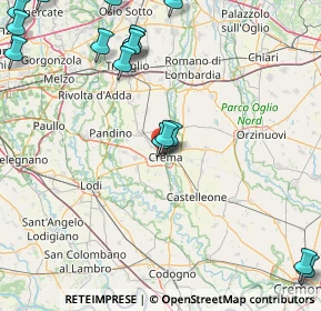 Mappa Via F. Meneghezzi, 26013 Crema CR, Italia (23.0825)