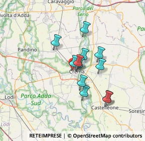 Mappa Via F. Meneghezzi, 26013 Crema CR, Italia (5.05833)