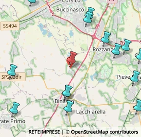 Mappa Via G. Puccini, 20058 Zibido San Giacomo MI, Italia (6.2905)