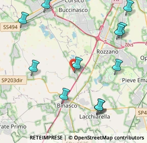 Mappa Via G. Puccini, 20058 Zibido San Giacomo MI, Italia (5.16)