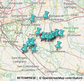 Mappa 26010 Bagnolo Cremasco CR, Italia (9.3715)