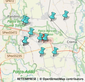 Mappa 26010 Bagnolo Cremasco CR, Italia (3.21727)