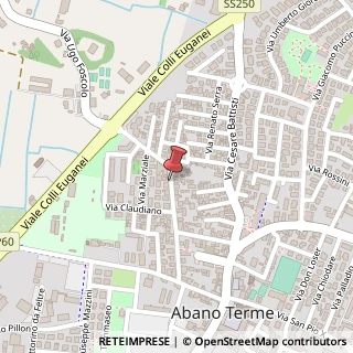 Mappa Via Stella, 13, 35031 Abano Terme, Padova (Veneto)