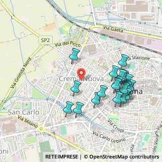 Mappa Piazza Fulcheria, 26013 Crema CR, Italia (0.502)