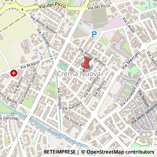 Mappa Piazza Fulcheria, 11, 26013 Crema, Cremona (Lombardia)