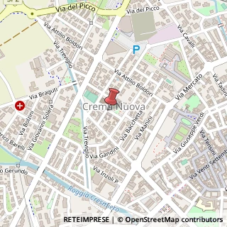 Mappa Via de Marchi, 14, 26013 Crema, Cremona (Lombardia)
