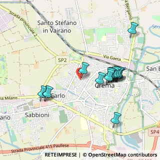 Mappa Piazza Fulcheria, 26013 Crema CR, Italia (0.93563)