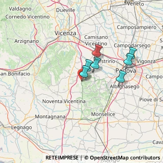 Mappa Via Michelangelo Buonarroti, 35030 Rovolon PD, Italia (25.29455)