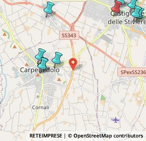 Mappa Località Tezze, 25013 Carpenedolo BS, Italia (3.08818)