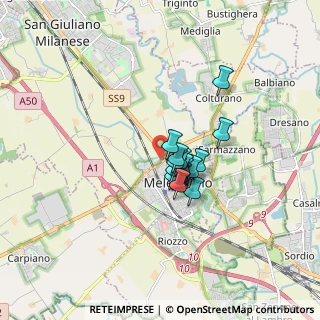 Mappa SP 40 Melegnano Binasco, 20077 San Giuliano Milanese MI, Italia (0.97063)