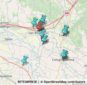 Mappa 37040 Arcole VR, Italia (5.83278)