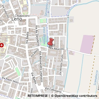 Mappa Via Albarotto,  20, 25024 Leno, Brescia (Lombardia)