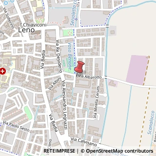 Mappa Via Albarotto, 10, 25024 Leno, Brescia (Lombardia)