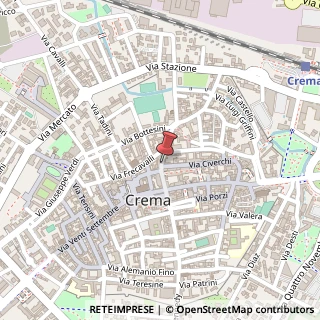 Mappa Via Camillo Benso Conte di Cavour, 24, 26013 Crema, Cremona (Lombardia)