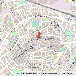 Mappa Via Camillo Benso Conte di Cavour, 23, 26013 Crema, Cremona (Lombardia)