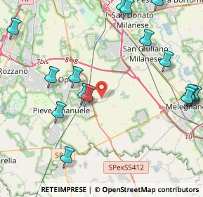 Mappa Cascina Nesporedo, 20085 Locate di Triulzi MI, Italia (5.882)
