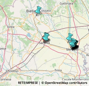 Mappa Via Nazario Sauro, 13048 Santhià VC, Italia (16.7365)