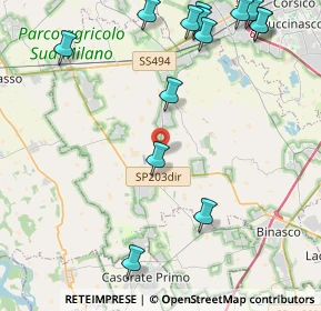 Mappa SP38, 20088 Gaggiano MI, Italia (5.53071)