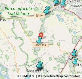 Mappa SP38, 20088 Gaggiano MI, Italia (6.9865)