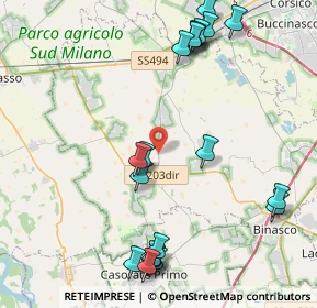 Mappa SP38, 20088 Gaggiano MI, Italia (5.002)