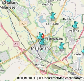 Mappa Via Montorfano, 20077 Melegnano MI, Italia (3.17182)